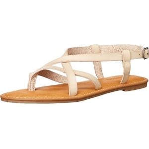 New Amazon Essentials Women's Casual Strappy Sandal 10 wide color Taupe
